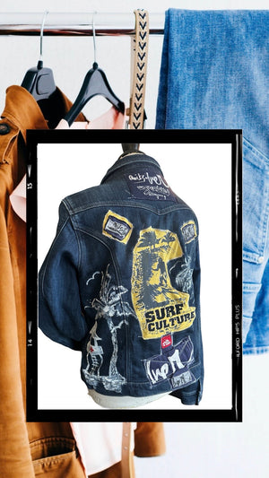 QUICKSILVER SURFS UP JEAN JACKET