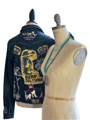 QUICKSILVER SURFS UP JEAN JACKET