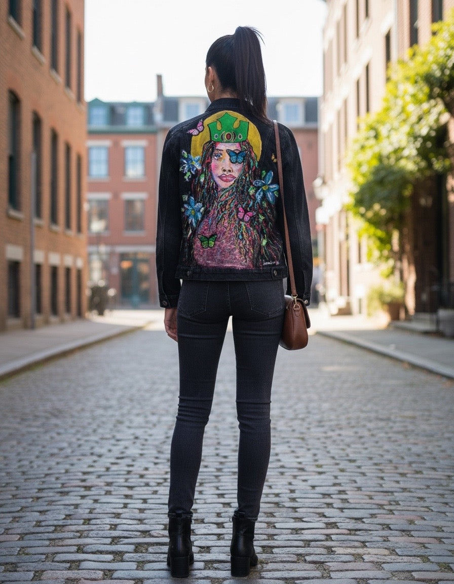 EARTH GODDESS  JEAN JACKET