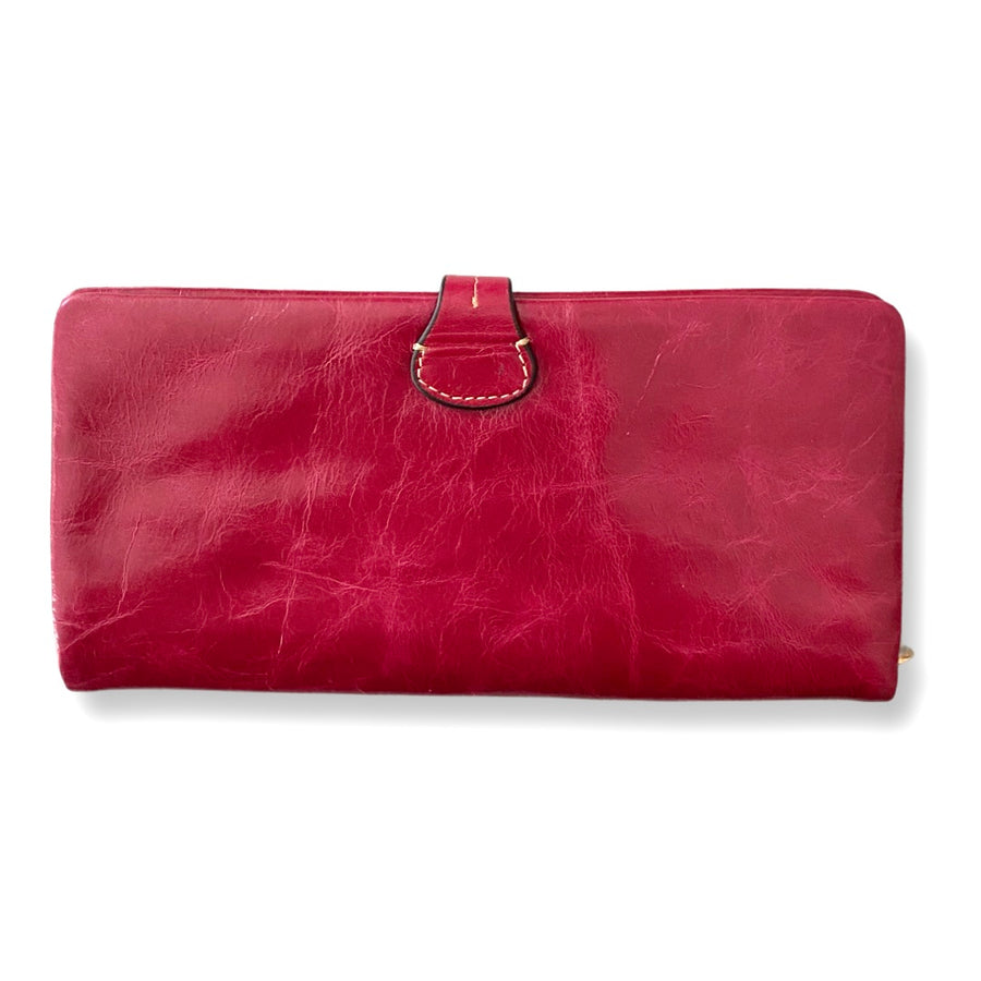 Abigail Leather Wallet - Pink