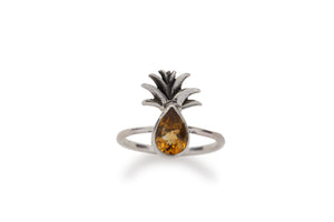 Citrine Pineapple Ring